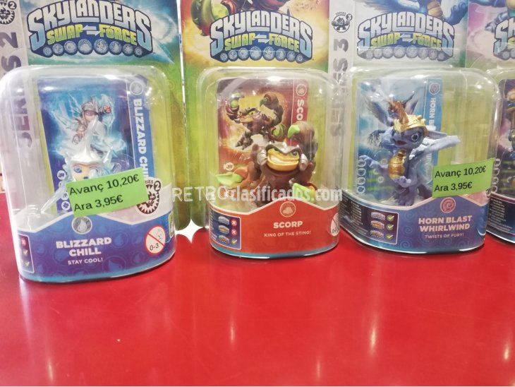 PACK 6 MUÑECOS SKYLANDER SWAP FORCE NUEVOS 3