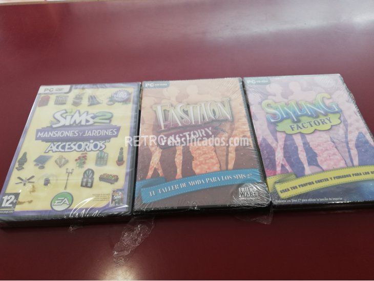 PACK 3 EXPANSIONES PARA SIMS 2 NUEVAS 2