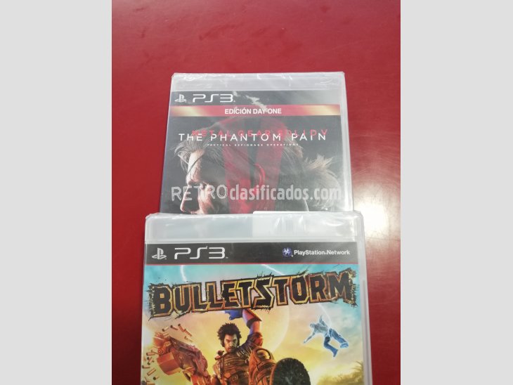 PACK METAL GEAR SOLID V+BULLETSTORM PRECINTADOS PS3 2