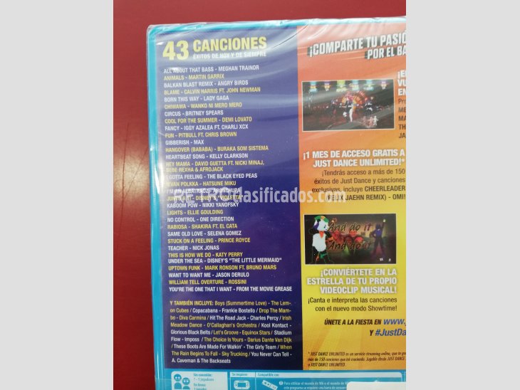 JUST DANCE 2016 PRECINTADO PARA WII U 1