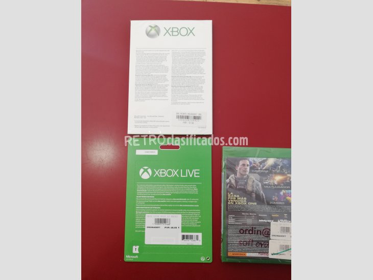 PACK XBOX ONE JUEGO+POINTS+LIVE GOLD PRECINTADO TODO 2