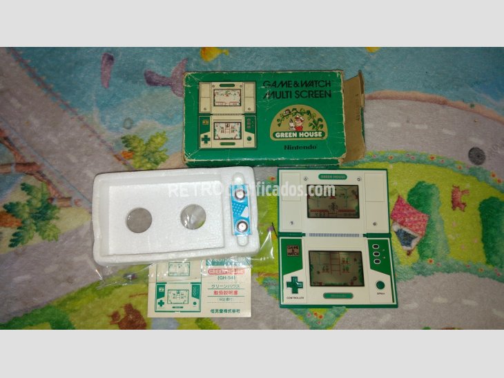 nintendo game&watch green house completa 1