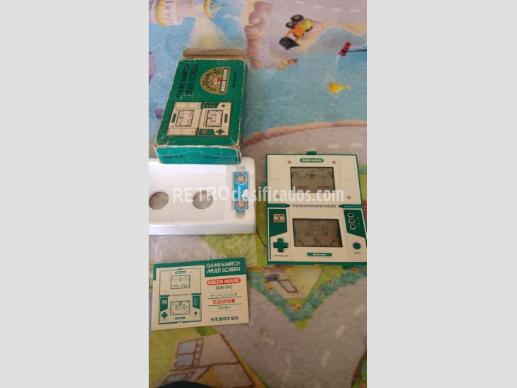 nintendo game&watch green house completa 4