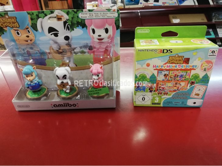 JUEGO ANIMAL CROSSING HAPPY+BASE AMIIBO+AMIIBOS NUEVOS 3