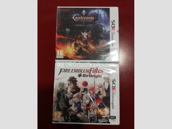 PACK CASTLEVANIA LORDS OF+FIRE EMBLENFATES NUEVOS N3DS 2