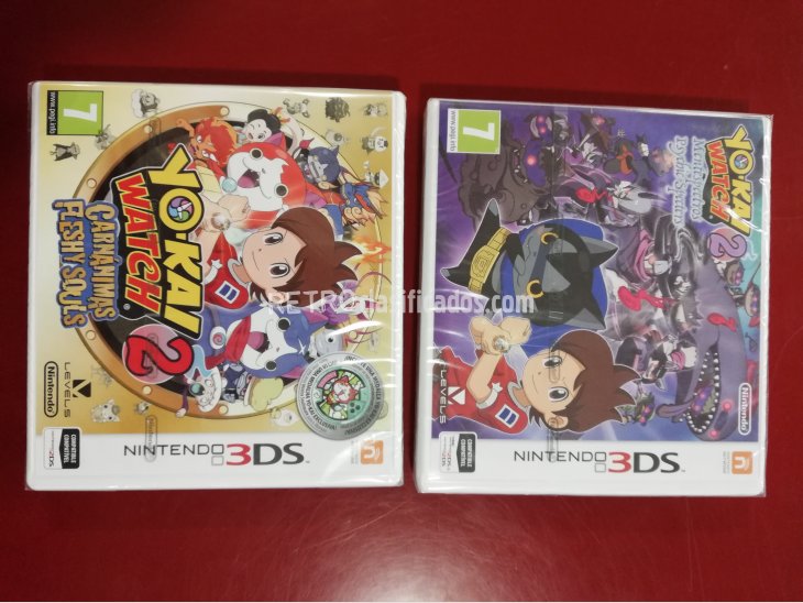 PACK YO KAI 2 WATCH CARNANIMAS+YO KAI 2 MENTESPECTROS N3DS P 1