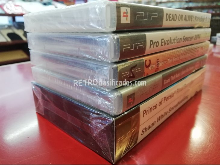 PACK 6 JUEGOS PSP PRECINTADOS  1