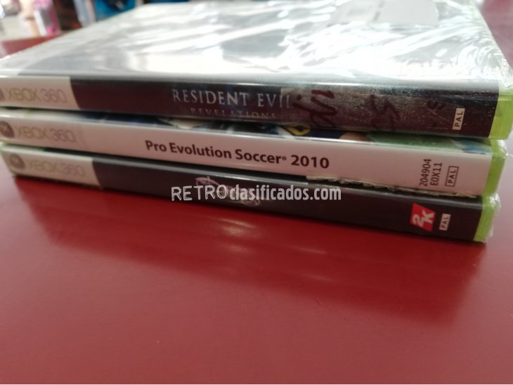 PACK 3 JUEGOS XBOX 360 PRECINTADOS 1