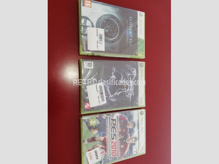 PACK 3 JUEGOS XBOX 360 PRECINTADOS 2