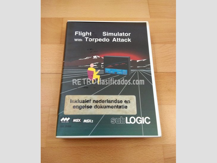 Juego MSX Flight Simulator With Torpedo Attack 1