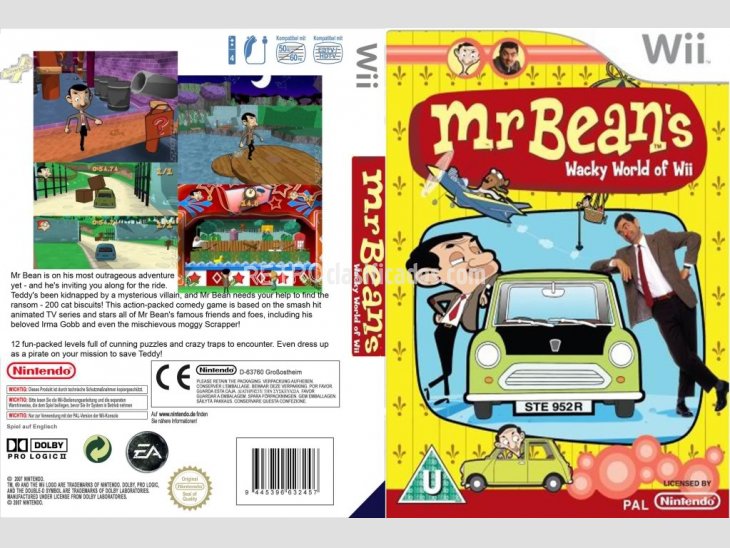 WII MR BEAN`S WACKY WORLD OF WII JUEGO PARA NINTENDO WII 2