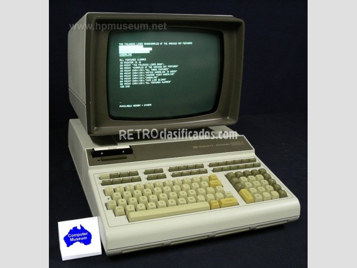 Hewlett Packard HP-9835 ó HP-9845 Calculador/Ordenador 1977 1
