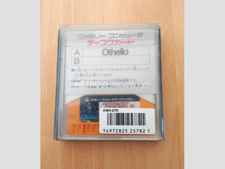 Juego Famicom Disk Zanac + Othelo 2
