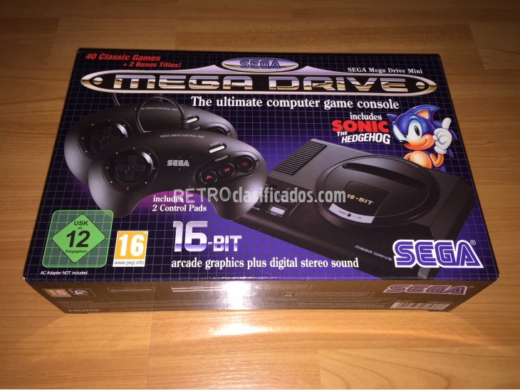 Sega Mega Drive mini nueva a estrenar 1