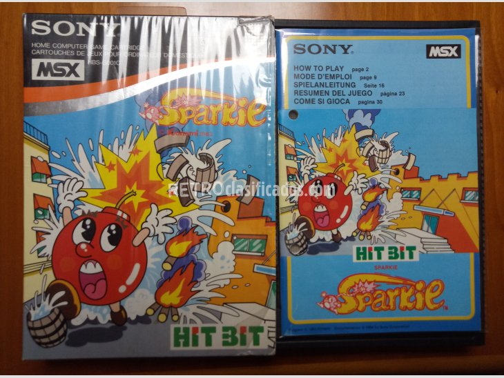 Juego Sparkie MSX de Konami para Sony 3