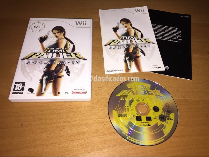 Tomb Raider Anniversary juego original Wii 1