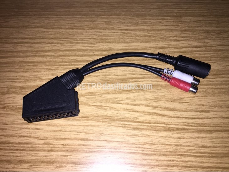Cable RGB Scart para monitores Amstrad CTM 644 1