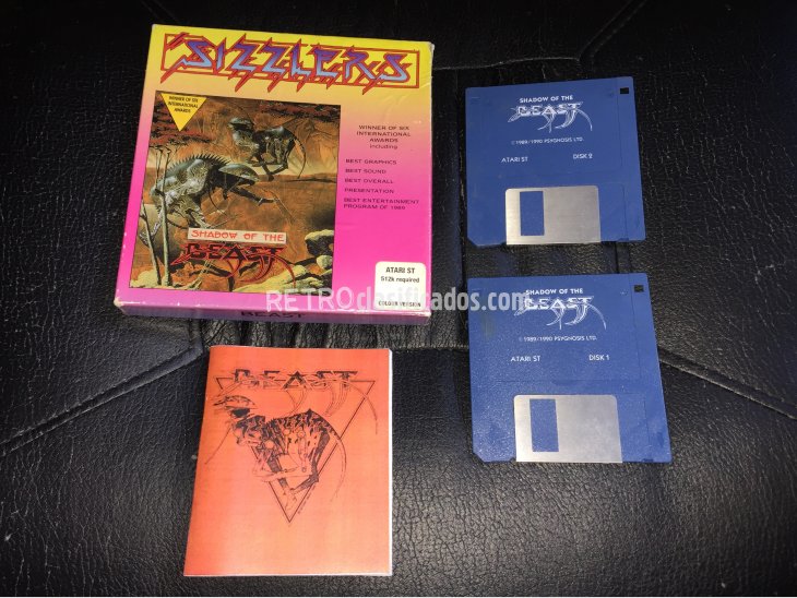 Shadow of the Beast juego original Atari ST 1