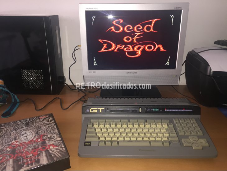 Seed of Dragon juego original MSX TR 2
