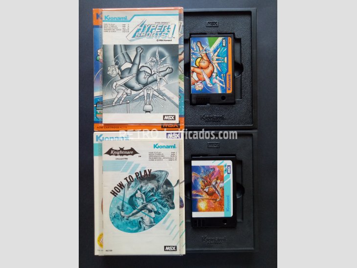 Lote Juegos MSX de Konami COMPLETOS 2