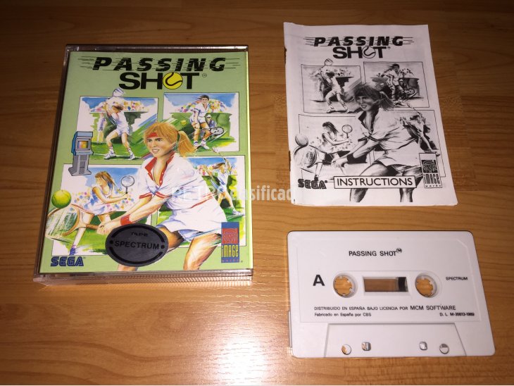 Passing  Shot juego original Spectrum 1
