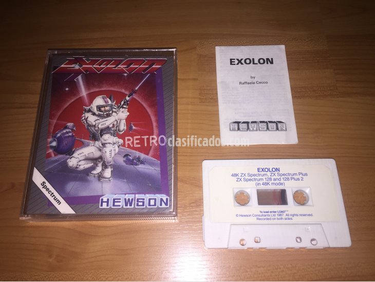 Exolon juego original Spectrum 1