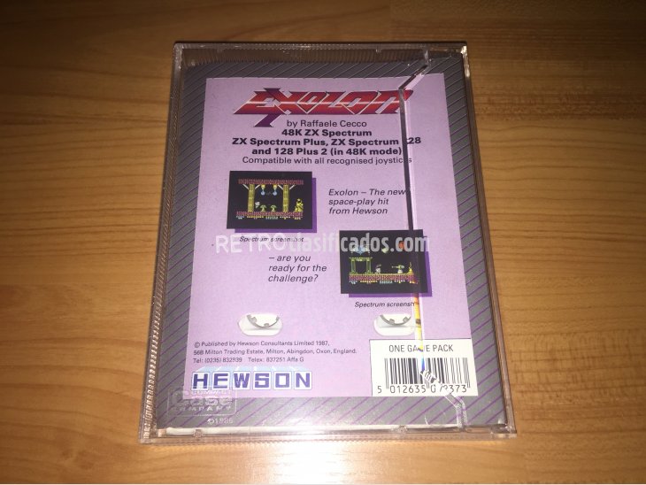 Exolon juego original Spectrum 5