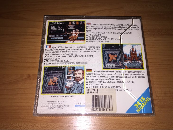 Welltris juego original Spectrum 5