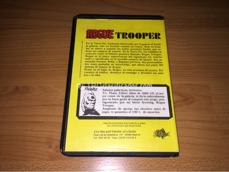 Rogue Trooper juego original Spectrum 5