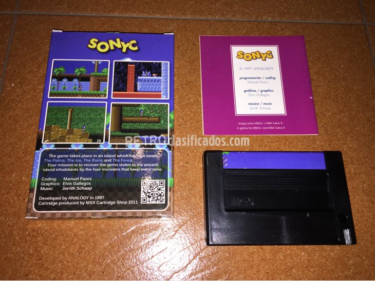 Sonyc juego completo MSX2+ 5