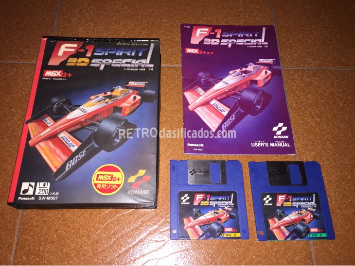 F1 Spirit 3D Special juego original MSX2+ 1