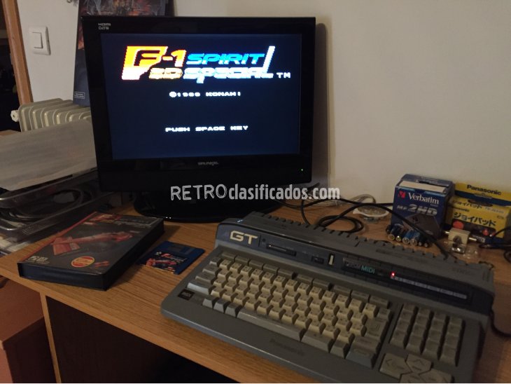 F1 Spirit 3D Special juego original MSX2+ 2