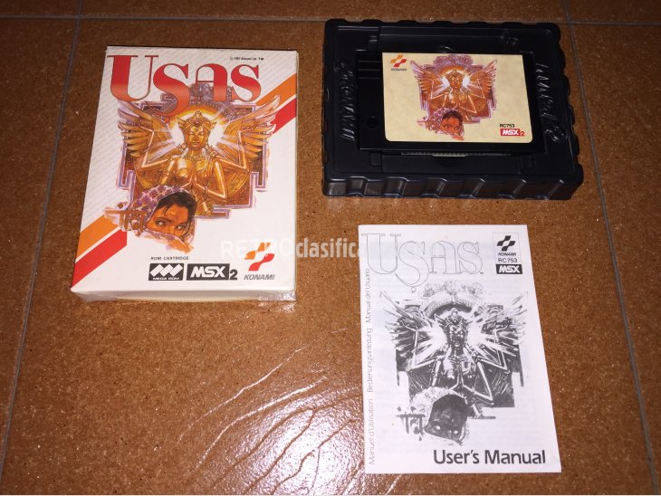 Treasure of Usas juego original MSX2 1