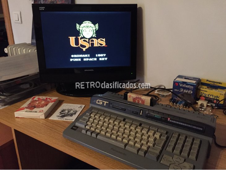 Treasure of Usas juego original MSX2 2