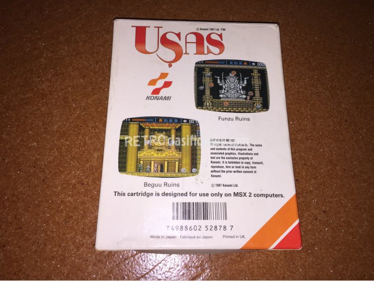 Treasure of Usas juego original MSX2 5
