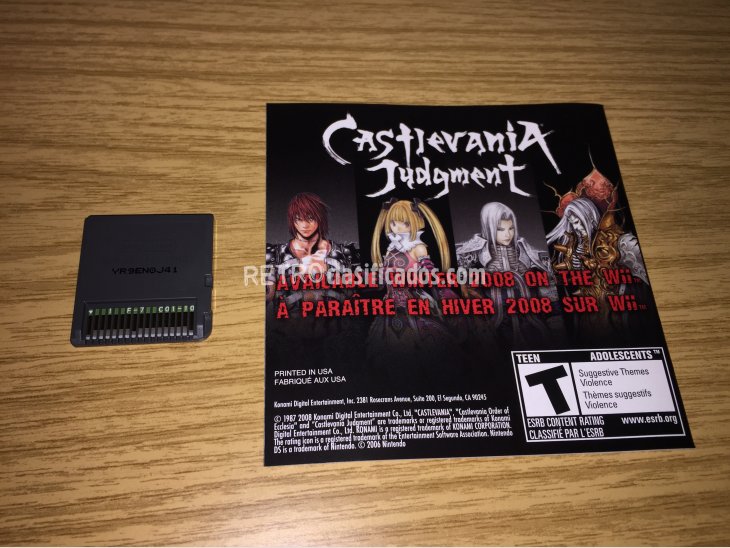 Castlevania Order of Ecclesia NDS 3