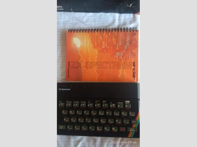 ZX SPECTRUM 48K CARA ORIGINAL, MANUAL. PERFECTO