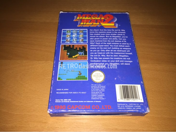 Mega Man 2 juego original Nintendo NES 4