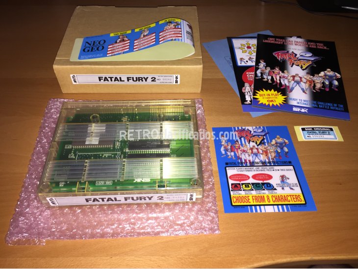 Fatal Fury 2 juego original MVS Neo Geo 2