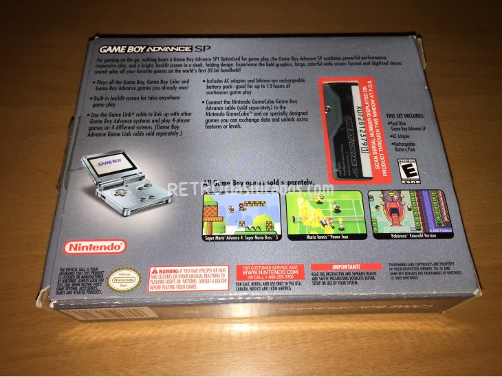 Game Boy Advance SP Backlit Screen AGS-101 5