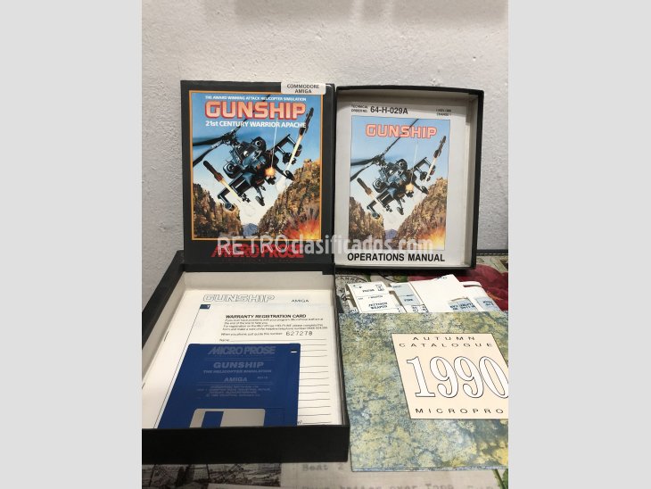 Juegos Commodore Amiga Gunship y Subwar 2050 4