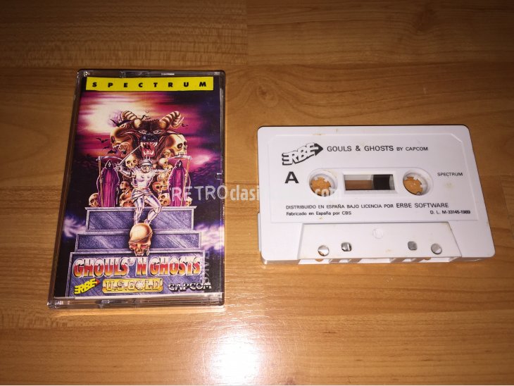 Ghouls n Ghosts juego original Spectrum 1