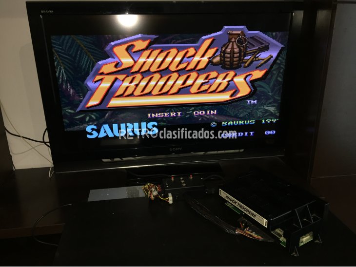 Shock Troopers juego original MVS Neo Geo 4