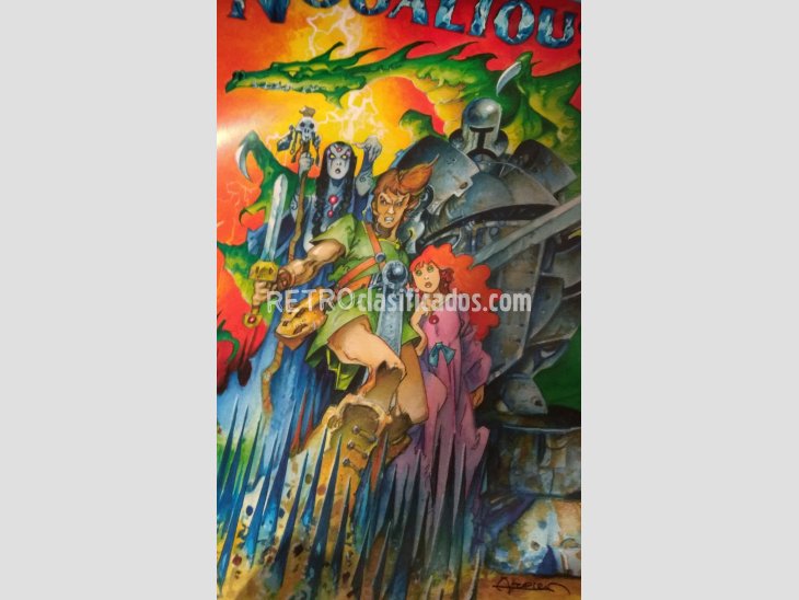 AZPIRI boceto original + Póster Nogalious 3