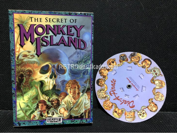 Nueva Caja  Juego Commodore Amiga Monkey Island  1