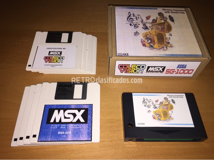 Recopilatorio MSX, COLECOVISION Y SG-1000 con MMM 1