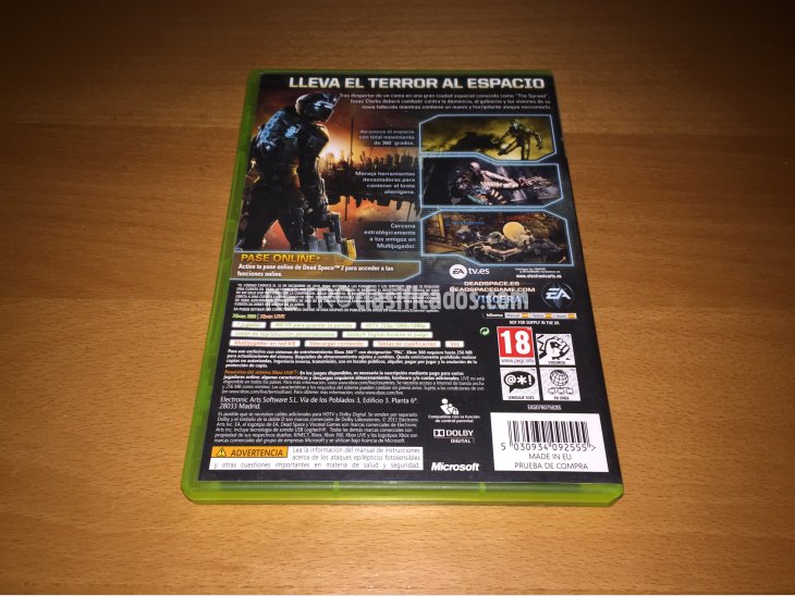 Dead Space 2 juego original XBox 360 5
