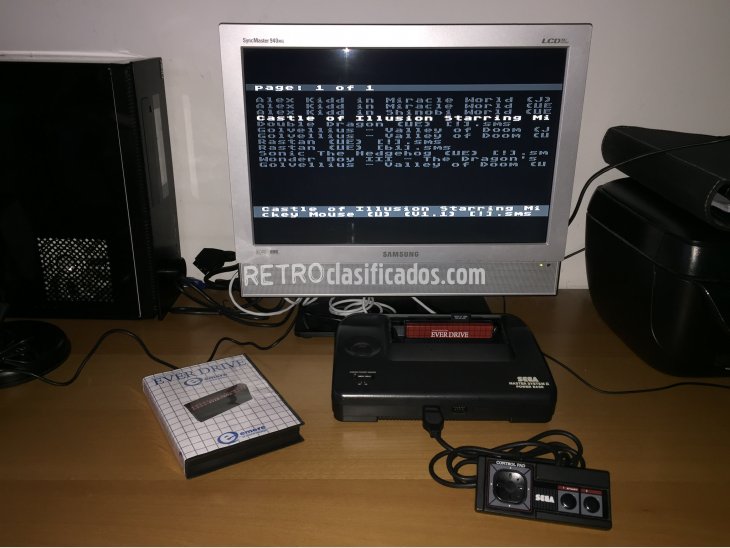 Master System everdrive completo 2