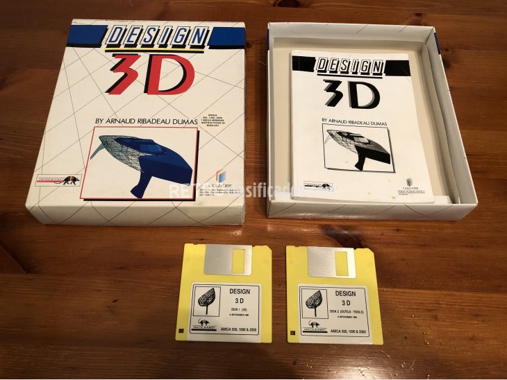 Software Commodore Amiga Design 3D 2