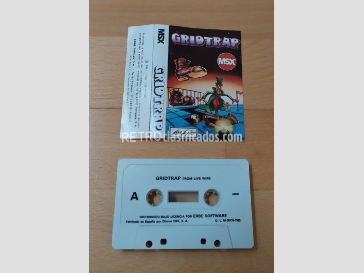 Juego MSX Gridtrap Livewire 1985 Funcionando 3